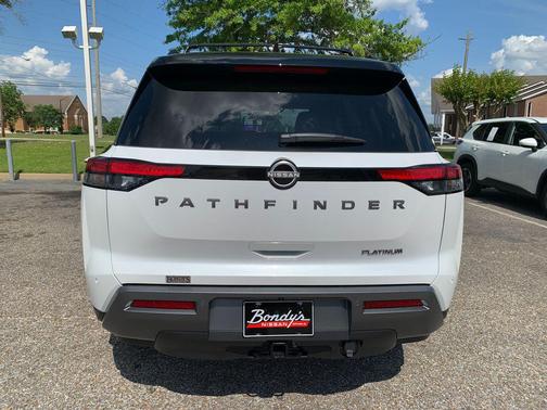 White 2026 Nissan Pathfinder Platinum