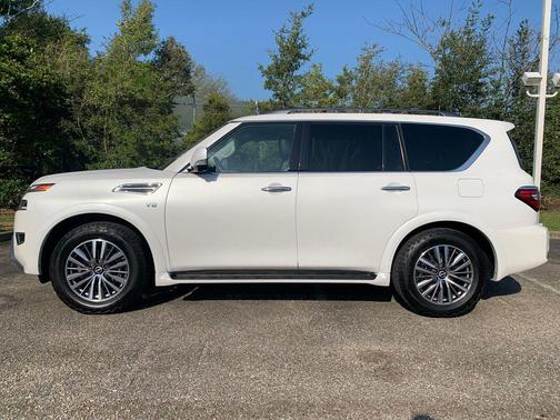 Aspen White Tricoat 2022 Nissan Armada SL 2WD
