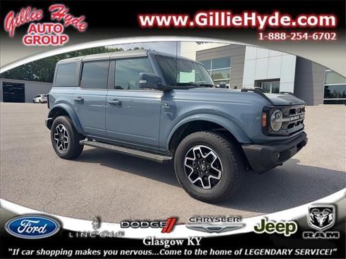 Azure Gray Metallic Tri-Coat 2023 Ford Bronco Outer Banks
