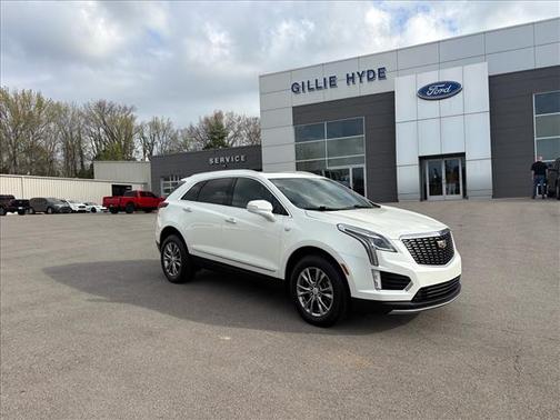 Crystal White Tri-Coat 2021 Cadillac XT5 Premium Luxury