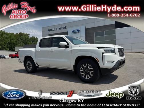 Glacier White 2024 Nissan Frontier SL