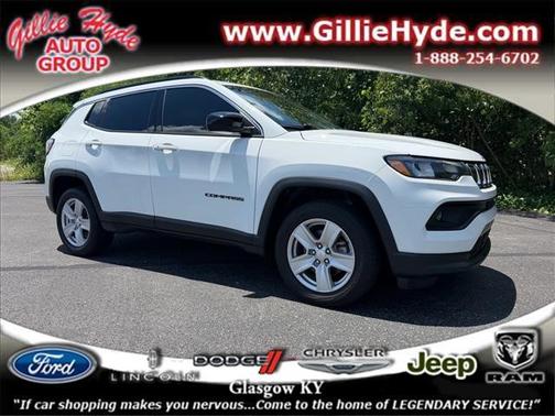 Bright White Clearcoat 2022 Jeep Compass Latitude