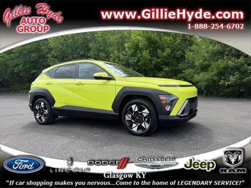 Yellow 2024 Hyundai KONA SEL