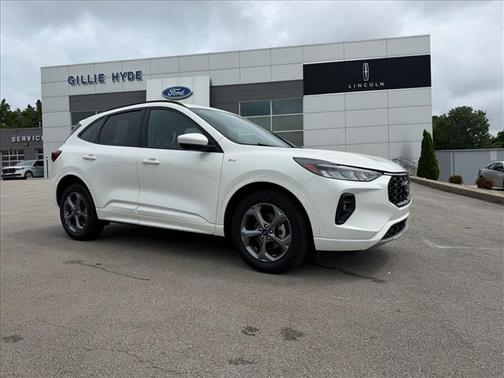 Star White Metallic Tri-Coat 2023 Ford Escape ST-Line Select