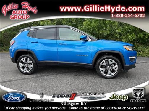 Laser Blue Pearlcoat 2019 Jeep Compass Limited