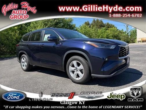 Blue 2023 Toyota Highlander LE