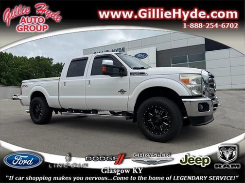 White Platinum Tri-Coat Metallic 2011 Ford F-250 Lariat