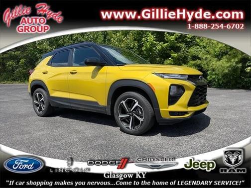 Nitro Yellow Metallic 2023 Chevrolet Trailblazer RS