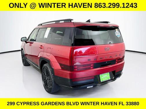 Ultimate Red 2025 Hyundai SANTA FE HEV Calligraphy