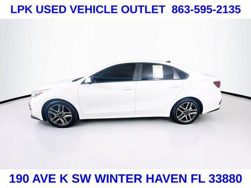 Clear White 2019 Kia Forte S