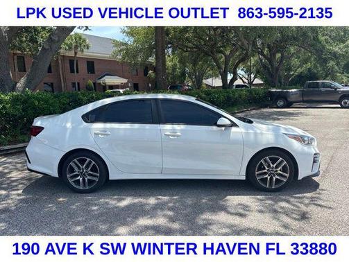 Clear White 2019 Kia Forte S
