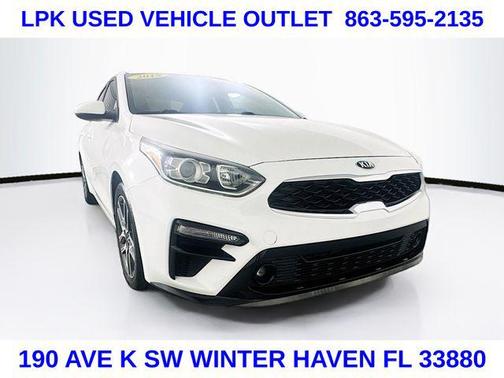 Clear White 2019 Kia Forte S