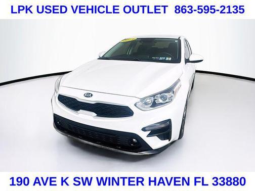 Clear White 2019 Kia Forte S