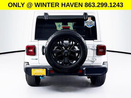 Bright White Clearcoat 2024 Jeep Wrangler 4xe Sahara