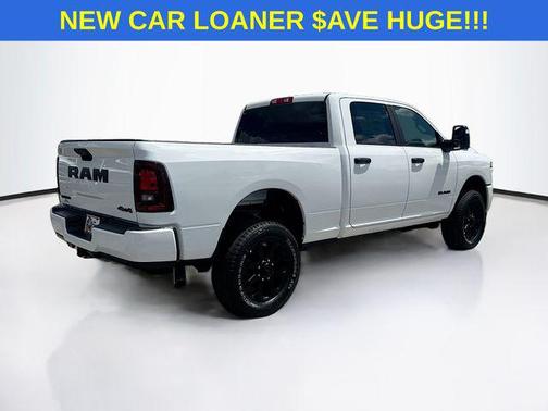 Bright White Clearcoat 2026 RAM 2500 Big Horn Crew Cab 4x4 6'4' Box