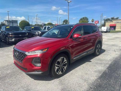Scarlet Red 2020 Hyundai SANTA FE Limited 2.0T