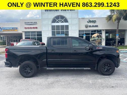 Black 2021 Chevrolet Silverado 1500 Custom Trail Boss