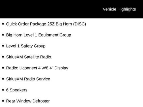 2021 RAM 1500 Big Horn/Lone Star
