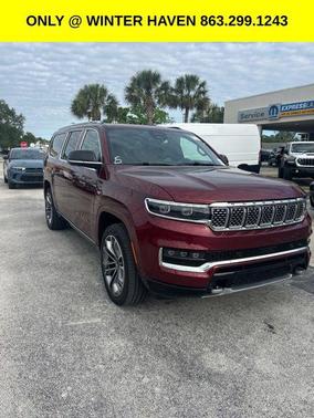 Velvet Red Pearlcoat 2024 Jeep Grand Wagoneer L Series III 4x4