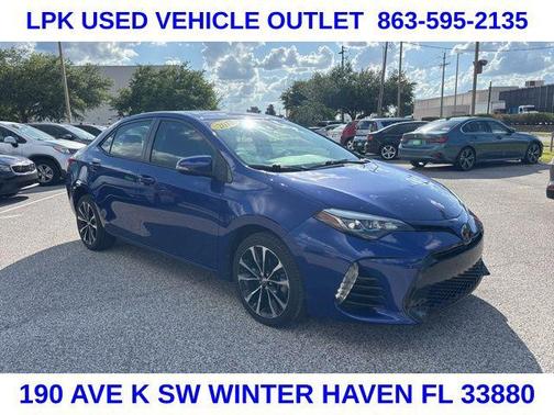 Blue Crush Metallic 2017 Toyota Corolla SE