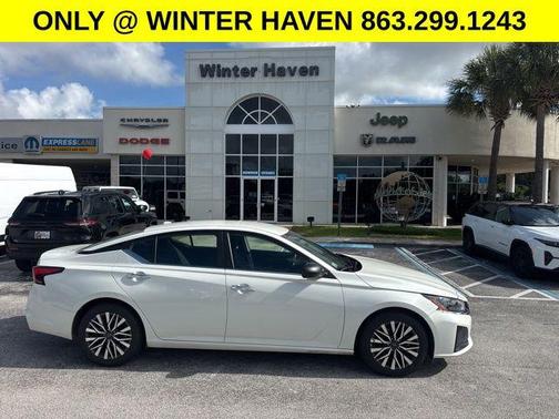 Glacier White 2024 Nissan Altima 2.5 SV