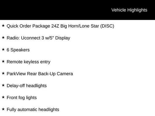 2019 RAM 1500 Big Horn