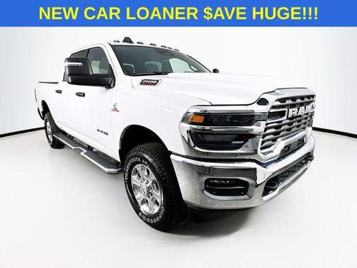 Bright White Clearcoat 2025 RAM 2500 Big Horn Crew Cab 4x4