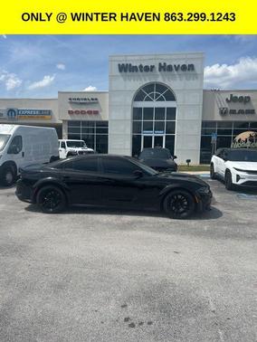 Pitch Black Clearcoat 2023 Dodge Charger SRT Hellcat Widebody Jailbreak