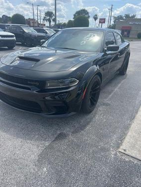 Pitch Black Clearcoat 2023 Dodge Charger SRT Hellcat Widebody Jailbreak