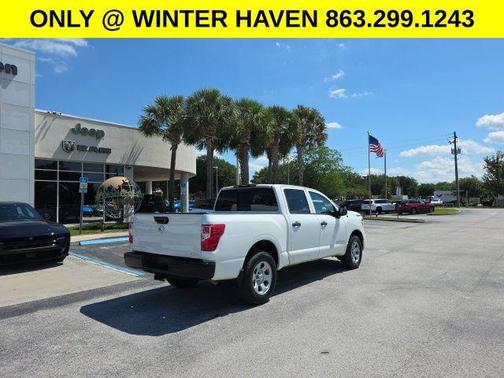 Glacier White 2021 Nissan Titan S