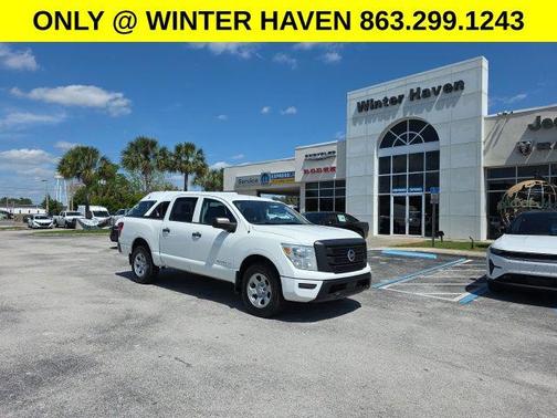 Glacier White 2021 Nissan Titan S