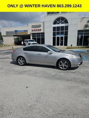 Silver 2010 Acura TL Technology
