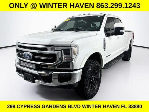 Star White Metallic Tri-Coat 2022 Ford F-250 Lariat