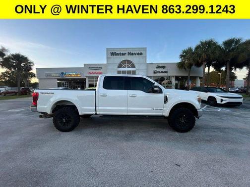 Star White Metallic Tri-Coat 2022 Ford F-250 Lariat