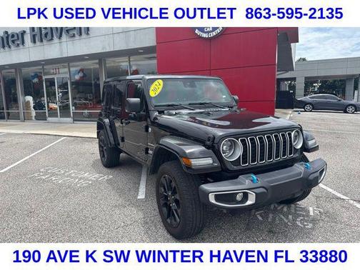 Black Clearcoat 2024 Jeep Wrangler 4xe Sahara
