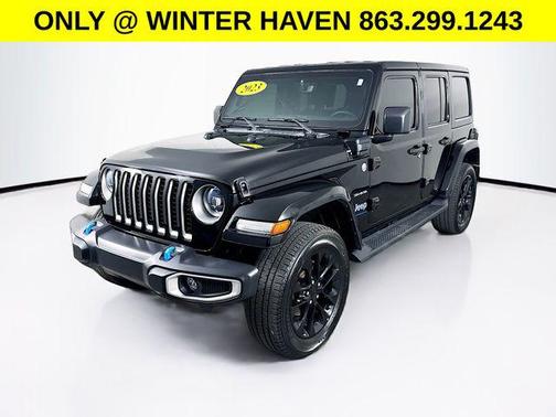 Black Clearcoat 2023 Jeep Wrangler 4xe Sahara