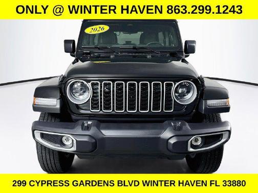 Black Clearcoat 2026 Jeep Wrangler 4-Door Sahara 4x4