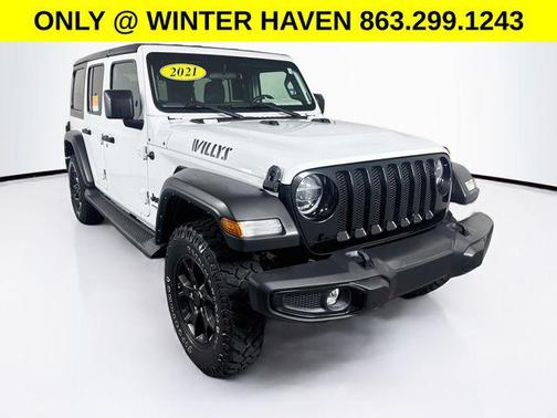 Bright White Clearcoat 2021 Jeep Wrangler Willys