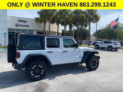 Bright White Clearcoat 2024 Jeep Wrangler 4xe Rubicon