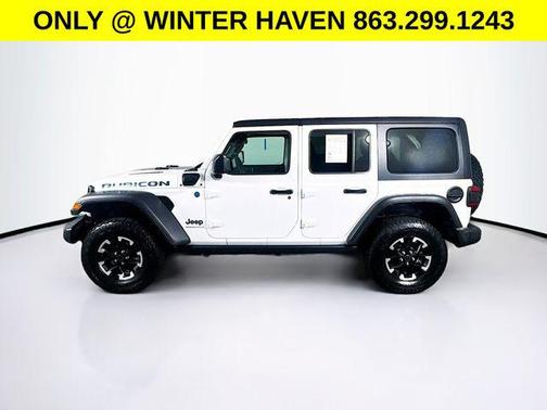 Bright White Clearcoat 2024 Jeep Wrangler 4xe Rubicon