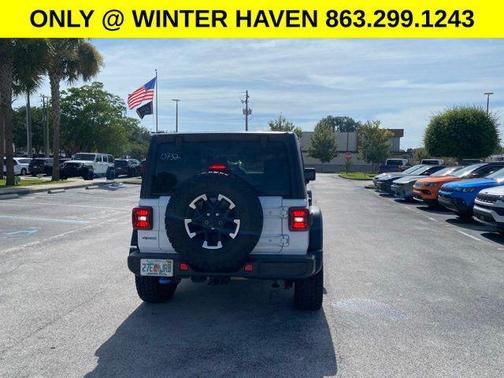 Bright White Clearcoat 2024 Jeep Wrangler 4xe Rubicon