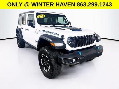 Bright White Clearcoat 2024 Jeep Wrangler 4xe Rubicon