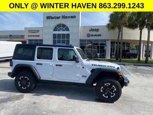 Bright White Clearcoat 2024 Jeep Wrangler 4xe Rubicon