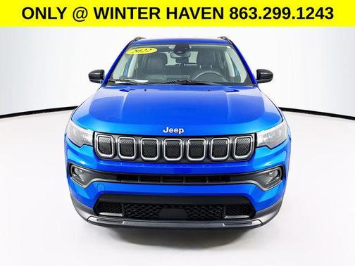 Laser Blue Pearlcoat 2022 Jeep Compass Latitude