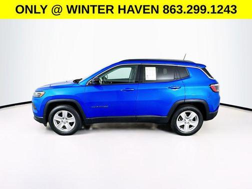 Laser Blue Pearlcoat 2022 Jeep Compass Latitude