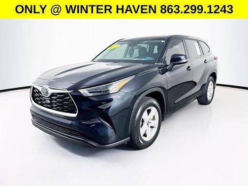 Midnight Black Metallic 2023 Toyota Highlander L