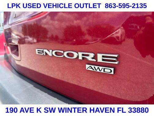 Red Metallic 2016 Buick Encore Leather