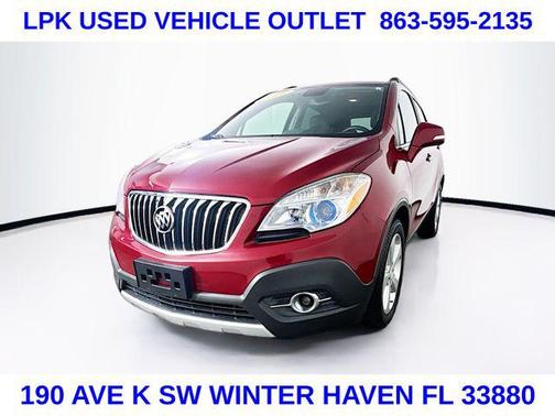 Red Metallic 2016 Buick Encore Leather