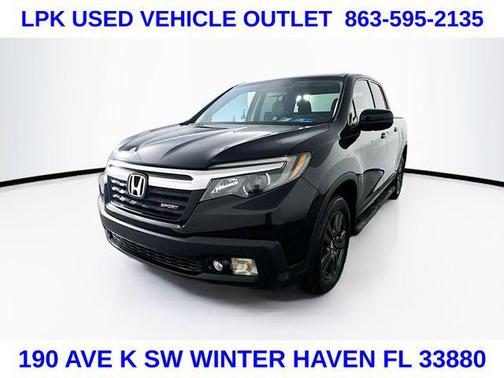 Crystal Black Pearl 2019 Honda Ridgeline Sport