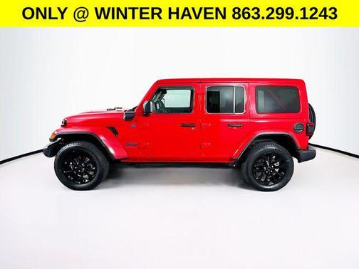 Firecracker Red Clearcoat 2025 Jeep Wrangler 4xe Sahara